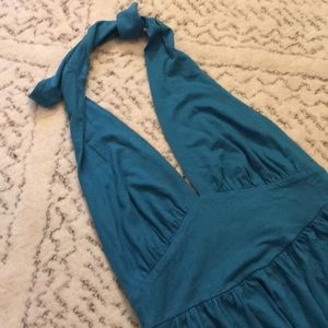 Jersey halter dress
